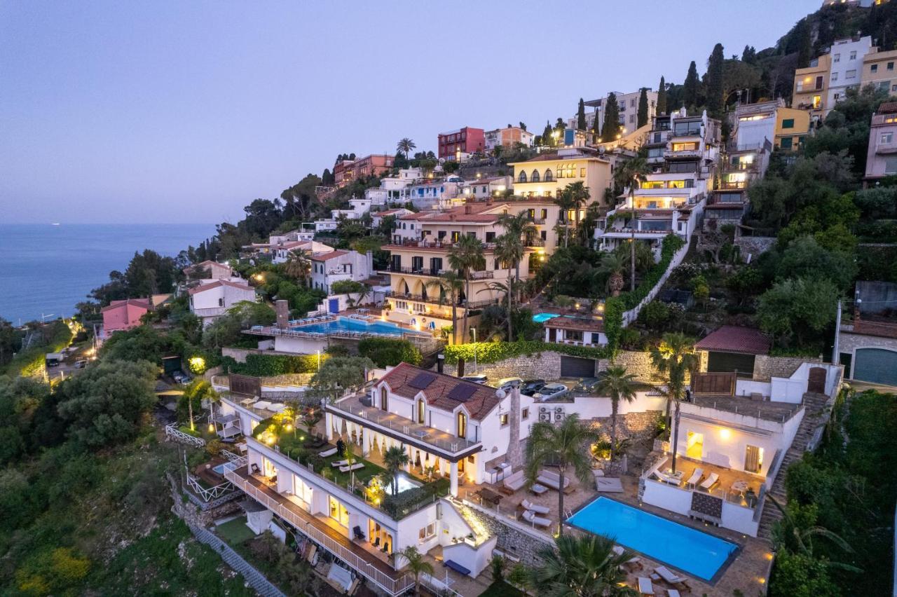 Luxury Taorum Villa With Spectacular Sea Views In Taormina Exterior foto