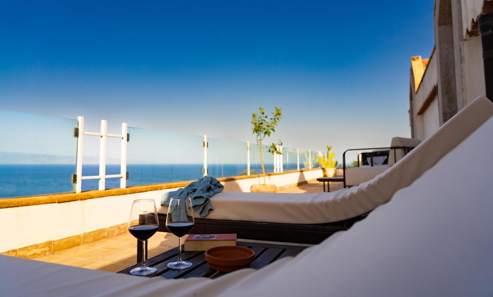 Luxury Taorum Villa With Spectacular Sea Views In Taormina Exterior foto