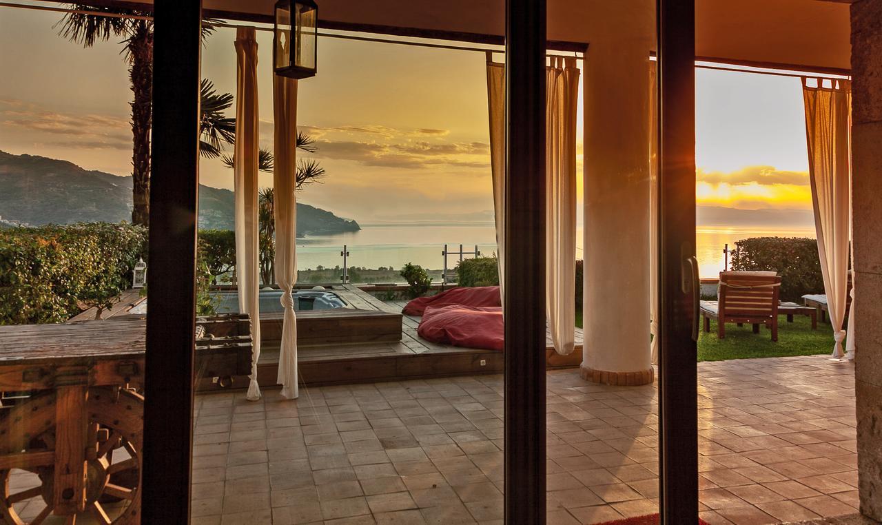Luxury Taorum Villa With Spectacular Sea Views In Taormina Exterior foto