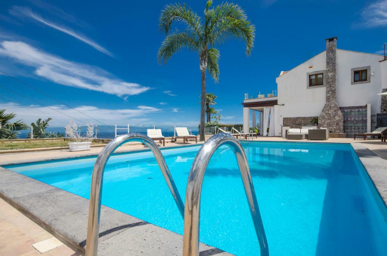 Luxury Taorum Villa With Spectacular Sea Views In Taormina Exterior foto